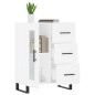 vidaXL Sideboard Weiß 69,5x34x90 cm Holzwerkstoff vidaXL Sideboard Weiß 69,5x34x90 cm Holzwerkstoff