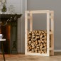 vidaXL Kaminholzregal 60x25x100 cm Massivholz Kiefer vidaXL Kaminholzregal 60x25x100 cm Massivholz Kiefer