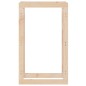 vidaXL Kaminholzregal 60x25x100 cm Massivholz Kiefer vidaXL Kaminholzregal 60x25x100 cm Massivholz Kiefer
