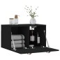 vidaXL Wandschrank Schwarz 60x36,5x35 cm Holzwerkstoff vidaXL Wandschrank Schwarz 60x36,5x35 cm Holzwerkstoff