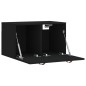 vidaXL Wandschrank Schwarz 60x36,5x35 cm Holzwerkstoff vidaXL Wandschrank Schwarz 60x36,5x35 cm Holzwerkstoff