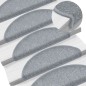 vidaXL Stufenmatten 10 Stk. 65x24x4 cm Hellgrau vidaXL Stufenmatten 10 Stk. 65x24x4 cm Hellgrau