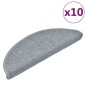 vidaXL Stufenmatten 10 Stk. 65x24x4 cm Hellgrau vidaXL Stufenmatten 10 Stk. 65x24x4 cm Hellgrau