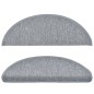 vidaXL Stufenmatten 10 Stk. 65x24x4 cm Hellgrau vidaXL Stufenmatten 10 Stk. 65x24x4 cm Hellgrau