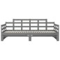 vidaXL Tagesbett Ausziehbar Grau Massivholz Kiefer 2x(90x190) cm vidaXL Tagesbett Ausziehbar Grau Massivholz Kiefer 2x(90x190) cm