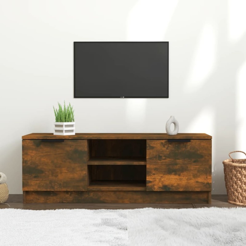vidaXL TV-Schrank Räuchereiche 102x35x36,5 cm Holzwerkstoff vidaXL TV-Schrank Räuchereiche 102x35x36,5 cm Holzwerkstoff