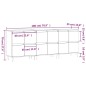 Sideboards 3 Stk. Braun Eichen-Optik Holzwerkstoff Sideboards 3 Stk. Braun Eichen-Optik Holzwerkstoff