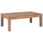 vidaXL Couchtisch Teakholz Massiv mit Natürlichem Finish 110x60x40 cm vidaXL Couchtisch Teakholz Massiv mit Natürlichem Finish 110x60x40 cm