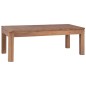 vidaXL Couchtisch Teakholz Massiv mit Natürlichem Finish 110x60x40 cm vidaXL Couchtisch Teakholz Massiv mit Natürlichem Finish 110x60x40 cm