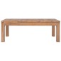 vidaXL Couchtisch Teakholz Massiv mit Natürlichem Finish 110x60x40 cm vidaXL Couchtisch Teakholz Massiv mit Natürlichem Finish 110x60x40 cm