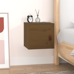 vidaXL Wandschrank Honigbraun 31,5x30x30 cm Massivholz Kiefer