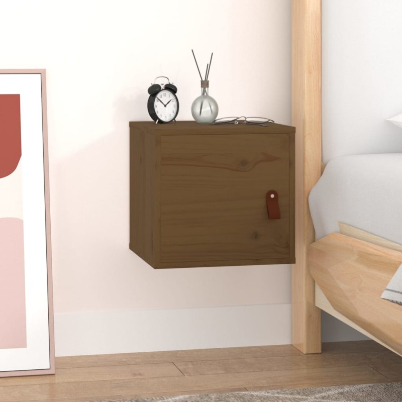 vidaXL Wandschrank Honigbraun 31,5x30x30 cm Massivholz Kiefer vidaXL Wandschrank Honigbraun 31,5x30x30 cm Massivholz Kiefer