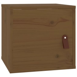 vidaXL Wandschrank Honigbraun 31,5x30x30 cm Massivholz Kiefer