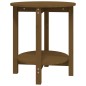 vidaXL Couchtisch Honigbraun Ø 55x60 cm Massivholz Kiefer vidaXL Couchtisch Honigbraun Ø 55x60 cm Massivholz Kiefer