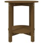 vidaXL Couchtisch Honigbraun Ø 55x60 cm Massivholz Kiefer vidaXL Couchtisch Honigbraun Ø 55x60 cm Massivholz Kiefer