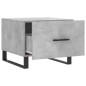 vidaXL Couchtische 2 Stk. Betongrau 50x50x40 cm Holzwerkstoff vidaXL Couchtische 2 Stk. Betongrau 50x50x40 cm Holzwerkstoff