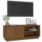 vidaXL TV-Schrank Honigbraun 105x34x40 cm Massivholz Kiefer vidaXL TV-Schrank Honigbraun 105x34x40 cm Massivholz Kiefer