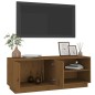 vidaXL TV-Schrank Honigbraun 105x34x40 cm Massivholz Kiefer vidaXL TV-Schrank Honigbraun 105x34x40 cm Massivholz Kiefer