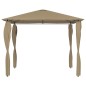 vidaXL Pavillon mit Pfostenabdeckungen 3x3x2,6 m Taupe 160 g/m² vidaXL Pavillon mit Pfostenabdeckungen 3x3x2,6 m Taupe 160 g/m²