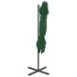 vidaXL Ampelschirm mit Lüftung Grün 250x250 cm vidaXL Ampelschirm mit Lüftung Grün 250x250 cm