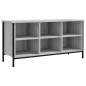 vidaXL Schuhregal Grau Sonoma 100x35x50 cm Holzwerkstoff vidaXL Schuhregal Grau Sonoma 100x35x50 cm Holzwerkstoff
