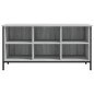 vidaXL Schuhregal Grau Sonoma 100x35x50 cm Holzwerkstoff vidaXL Schuhregal Grau Sonoma 100x35x50 cm Holzwerkstoff