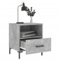 vidaXL Nachttische 2 Stk. Betongrau 40x35x47,5 cm Holzwerkstoff vidaXL Nachttische 2 Stk. Betongrau 40x35x47,5 cm Holzwerkstoff