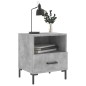 vidaXL Nachttische 2 Stk. Betongrau 40x35x47,5 cm Holzwerkstoff vidaXL Nachttische 2 Stk. Betongrau 40x35x47,5 cm Holzwerkstoff