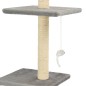 vidaXL Katzenbaum mit Sisal-Kratzsäulen 260 cm Grau vidaXL Katzenbaum mit Sisal-Kratzsäulen 260 cm Grau