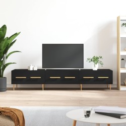 vidaXL TV-Schrank Schwarz 150x36x30 cm Holzwerkstoff