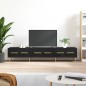 vidaXL TV-Schrank Schwarz 150x36x30 cm Holzwerkstoff vidaXL TV-Schrank Schwarz 150x36x30 cm Holzwerkstoff