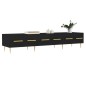 vidaXL TV-Schrank Schwarz 150x36x30 cm Holzwerkstoff vidaXL TV-Schrank Schwarz 150x36x30 cm Holzwerkstoff