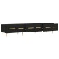 vidaXL TV-Schrank Schwarz 150x36x30 cm Holzwerkstoff vidaXL TV-Schrank Schwarz 150x36x30 cm Holzwerkstoff