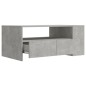 vidaXL Couchtisch Betongrau 102x55x42 cm Holzwerkstoff vidaXL Couchtisch Betongrau 102x55x42 cm Holzwerkstoff