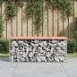 vidaXL Gartenbank aus Gabionen 103x31,5x42 cm Massivholz Douglasie vidaXL Gartenbank aus Gabionen 103x31,5x42 cm Massivholz Douglasie
