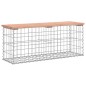 vidaXL Gartenbank aus Gabionen 103x31,5x42 cm Massivholz Douglasie vidaXL Gartenbank aus Gabionen 103x31,5x42 cm Massivholz Douglasie