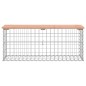 vidaXL Gartenbank aus Gabionen 103x31,5x42 cm Massivholz Douglasie vidaXL Gartenbank aus Gabionen 103x31,5x42 cm Massivholz Douglasie