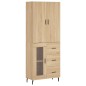 Highboard Sonoma-Eiche 69,5x34x180 cm Holzwerkstoff Highboard Sonoma-Eiche 69,5x34x180 cm Holzwerkstoff