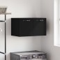 vidaXL Wandschrank Schwarz 60x36,5x35 cm Holzwerkstoff vidaXL Wandschrank Schwarz 60x36,5x35 cm Holzwerkstoff