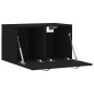 vidaXL Wandschrank Schwarz 60x36,5x35 cm Holzwerkstoff vidaXL Wandschrank Schwarz 60x36,5x35 cm Holzwerkstoff