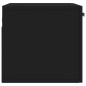 vidaXL Wandschrank Schwarz 60x36,5x35 cm Holzwerkstoff vidaXL Wandschrank Schwarz 60x36,5x35 cm Holzwerkstoff