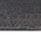 vidaXL Teppich Handgefertigt Jute Rund 240 cm Dunkelgrau vidaXL Teppich Handgefertigt Jute Rund 240 cm Dunkelgrau