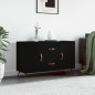 vidaXL Sideboard Schwarz 100x36x60 cm Holzwerkstoff vidaXL Sideboard Schwarz 100x36x60 cm Holzwerkstoff