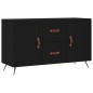 vidaXL Sideboard Schwarz 100x36x60 cm Holzwerkstoff vidaXL Sideboard Schwarz 100x36x60 cm Holzwerkstoff