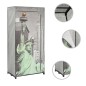 vidaXL Kleiderschrank 75×45×160 cm New York Stoff vidaXL Kleiderschrank 75×45×160 cm New York Stoff