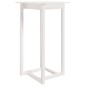 vidaXL Bartisch Weiß 60x60x110 cm Massivholz Kiefer vidaXL Bartisch Weiß 60x60x110 cm Massivholz Kiefer