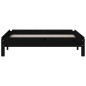 vidaXL Stapelbett Schwarz 75x190 cm Massivholz Kiefer vidaXL Stapelbett Schwarz 75x190 cm Massivholz Kiefer