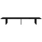 vidaXL Monitorständer Schwarz 100x27x15 cm Massivholz Kiefer vidaXL Monitorständer Schwarz 100x27x15 cm Massivholz Kiefer