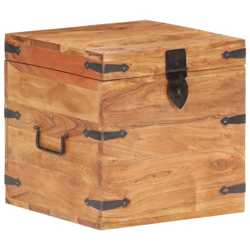 vidaXL Truhe 40x40x40 cm Akazie Massivholz vidaXL Truhe 40x40x40 cm Akazie Massivholz