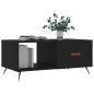 vidaXL Couchtisch Schwarz 90x50x40 cm Holzwerkstoff vidaXL Couchtisch Schwarz 90x50x40 cm Holzwerkstoff